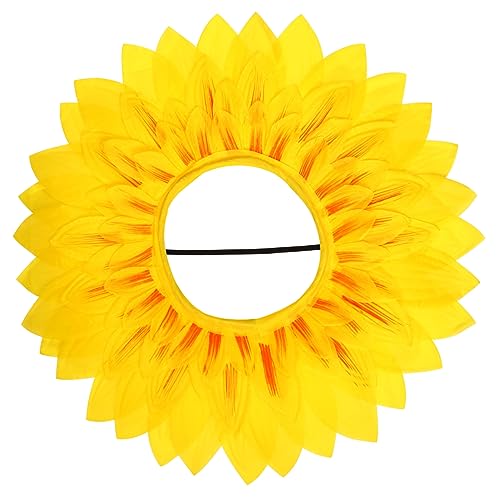 ifundom Requisiten Für Sportspiele Kinderkleidung Sonnenblumen-partyhüte Sport-stirnband Sonnenblumen-gesichtsabdeckung Kinderkostüme Lustig Kleinkind Partyhut Erwachsener von ifundom