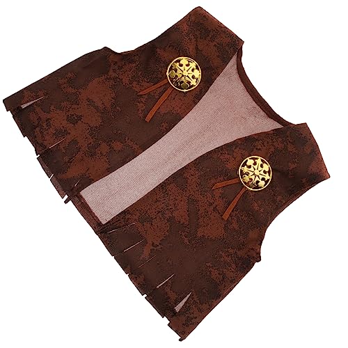 ifundom Kostüm für Party Halloween halloweenkostüme für fastnachtskostüme kinderkostüme Festivalkleidung Zubehör -Outfit Rollenspielweste Gestrick Brown ifundom Kostüm für Party Halloween halloweenkostüme für fastnachtskostüme kinderkostüme Festivalkleidung Zubehör -Outfit Rollenspielweste Gestrick Brown von ifundom