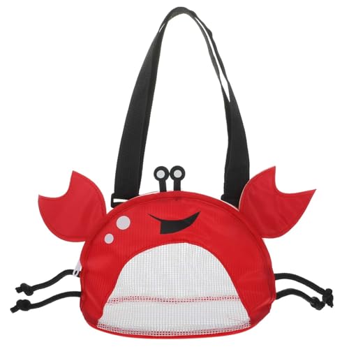 ifundom Krabben-Strandtasche Reisen Kleiner Strand Kinderspielzeug Strandspielzeug Für Kinderbadspielzeug Taschen Sandkasten Muscheln Für Den Strand PVC Rot ifundom Krabben-Strandtasche Reisen Kleiner Strand Kinderspielzeug Strandspielzeug Für Kinderbadspielzeug Taschen Sandkasten Muscheln Für Den Strand PVC Rot von ifundom