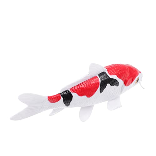 ifundom Kreative Plastik Deko Koi Fisch Figur für Realistische Nachbildung Dekoratives Aquarium Ornament Einzigartiges Geschenk und Tischdekoration für Frühpädagogik und von ifundom