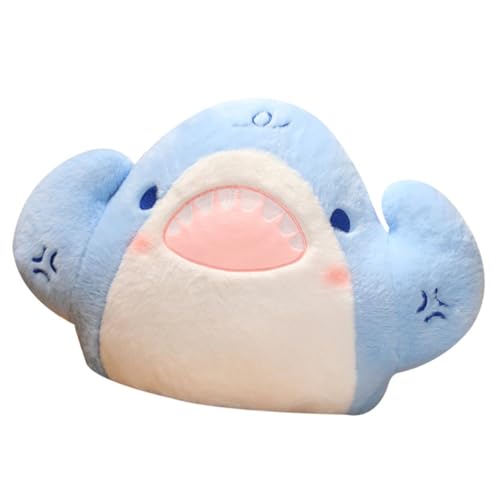 ifundom Kreatives Haifisch üschtier Kissen Dekoratives Wurfkissen Für Sofa Bett Und Couch Weiches Blaues Kissen Für Und Erwachsene ifundom Kreatives Haifisch üschtier Kissen Dekoratives Wurfkissen Für Sofa Bett Und Couch Weiches Blaues Kissen Für Und Erwachsene von ifundom