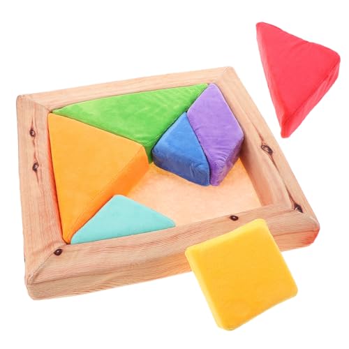 ifundom Kreatives Plüschspielzeug für Abnehmbares Puzzle Kissen mit Geometrischen Formen Fördert Motorische Fähigkeiten und Lernspiele Montessori für Jungen ifundom Kreatives Plüschspielzeug für Abnehmbares Puzzle Kissen mit Geometrischen Formen Fördert Motorische Fähigkeiten und Lernspiele Montessori für Jungen von ifundom