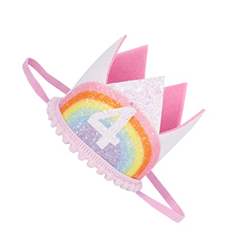 ifundom Entzückende Baby-geburtstagskronenmütze – Zahlenkrone Für Kinder – Bequemes Und Elegantes Regenbogen-stirnband – Ideal Für ifundom Entzückende Baby-geburtstagskronenmütze – Zahlenkrone Für Kinder – Bequemes Und Elegantes Regenbogen-stirnband – Ideal Für von ifundom