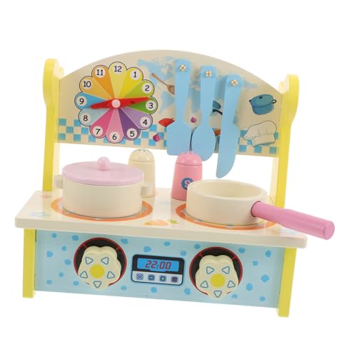ifundom Küchenspielzeug Set Aus Holz Kleine Spielküche Mit Realistischen Kochutensilien Puppenhaus Miniaturherd Und Zubehör Für Das Lernen Im Vorschulalter ifundom Küchenspielzeug Set Aus Holz Kleine Spielküche Mit Realistischen Kochutensilien Puppenhaus Miniaturherd Und Zubehör Für Das Lernen Im Vorschulalter von ifundom