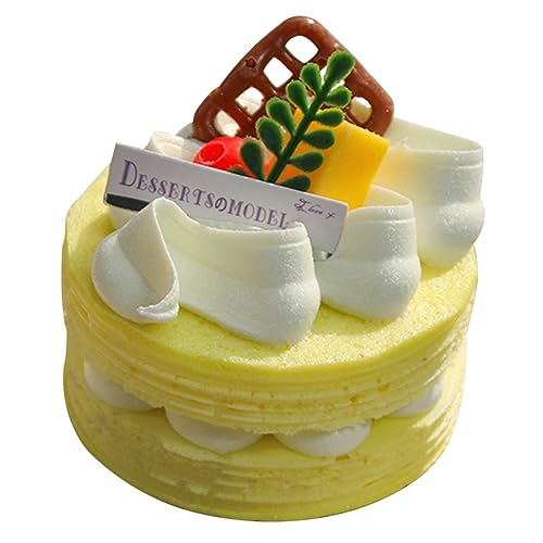 ifundom Künstliches Kuchenmodell Simuliertes Dessert Für Hochzeit Und Party Realistisches Deko Als Fotorequisite Und Bildungsmodell von ifundom