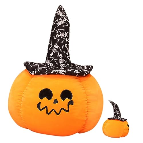 ifundom Kürbis Kissen Halloween Pillow Halloween Pumpkin Decor kürbiskissen Kissen Fallen Herbstdeko im Freien gefülltes Halloween-Kissen Halloween- elastisches Vlies von ifundom