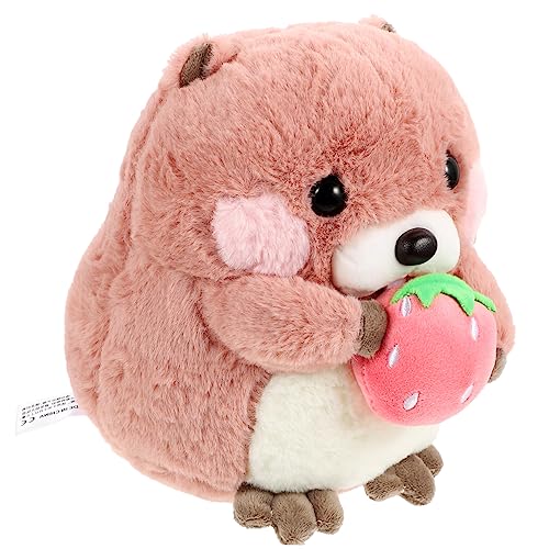 ifundom Kuscheltiere Puppen für Mädchen Plüsch für Hamster Kinderspielzeug Kuscheltier Bodenmurmeltier Kleinkind gestopftes Tier pelziges PP Baumwolle Rosa ifundom Kuscheltiere Puppen für Mädchen Plüsch für Hamster Kinderspielzeug Kuscheltier Bodenmurmeltier Kleinkind gestopftes Tier pelziges PP Baumwolle Rosa von ifundom