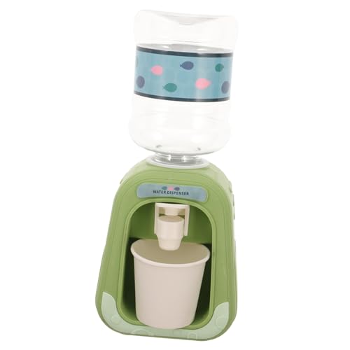 ifundom Lebensszenenmodell küchenutensilien kinderküche geräte Trinkbrunnen mini Water Dispenser Wasser Spender simuliertes Haushaltsgerät Bildungsmodell Plastik Olive Green von ifundom