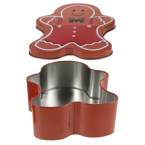 ifundom Lebkuchenmann - Blechdose süßigkeiten lebensmittelbehälter weihnachtsdekoration Keksbehälter für Weihnachten gebäckdose Schneemann - Kuchenform Plätzchenschalen mit Deckel Weißblech ifundom Lebkuchenmann - Blechdose süßigkeiten lebensmittelbehälter weihnachtsdekoration Keksbehälter für Weihnachten gebäckdose Schneemann - Kuchenform Plätzchenschalen mit Deckel Weißblech von ifundom