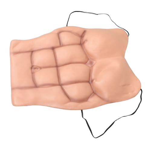 ifundom Leichtes Fake Muscle Kostüm für Herren Realistische Muskelattrappe Lustiges Cosplay Accessoire für Halloween Festival und Partyverkleidung Bequeme Passform Einfache Handhabung von ifundom