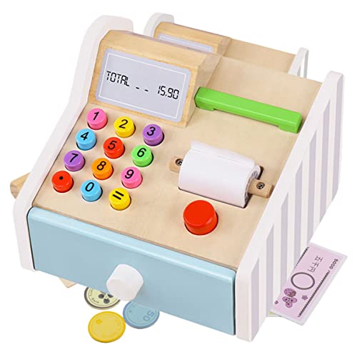 ifundom Lernspielzeug-Set Für Jungen Und Mädchen Mini- -Spielzeug-Set Simulation Supermarkt-Requisiten Spielzeug-kassierer Spielzeug Spielzeugkasse Registrierkasse Für Jungen Und Mädchen von ifundom