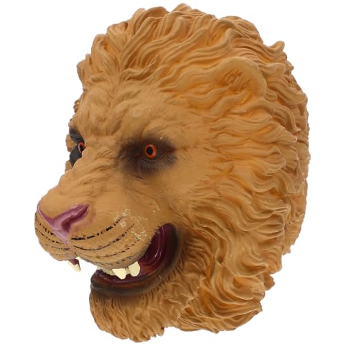 ifundom Löwen-Handschuhe Interaktives Eltern- - Handpuppe Tierpuppen Rollenspiel Handpuppe Tierisches Handspielzeug Cartoon-Puppen- Weiches Gummi Yellow von ifundom