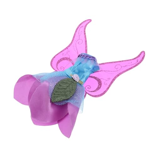 ifundom Mädchenpuppen Feenkleid Mit Schmetterlingsflügeln Für Geburtstagsfeiern Babypuppen Halloween Kostümzubehör Glitzernde Kostüm Requisiten ifundom Mädchenpuppen Feenkleid Mit Schmetterlingsflügeln Für Geburtstagsfeiern Babypuppen Halloween Kostümzubehör Glitzernde Kostüm Requisiten von ifundom