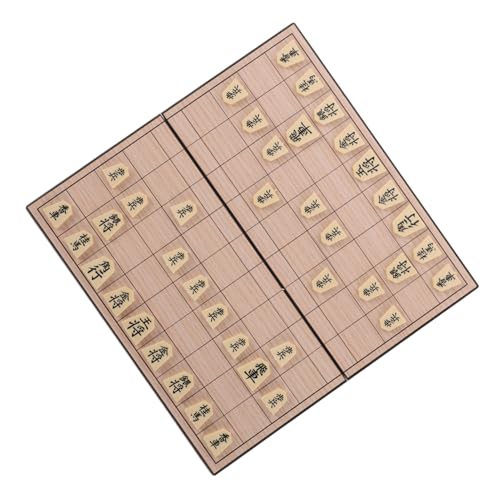 ifundom Magnetisches Japanisches Shogi-brettspielset, Japanischer Shogi-schachtisch Aus Holz Mit Klappbrett, Klassische Reisespiele Für Kinder Und Erwachsene ifundom Magnetisches Japanisches Shogi-brettspielset, Japanischer Shogi-schachtisch Aus Holz Mit Klappbrett, Klassische Reisespiele Für Kinder Und Erwachsene von ifundom
