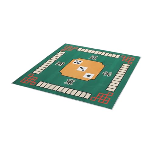 ifundom Mahjong Matte Brettspieltisch Domino Tische Zusammenklappbarer Kartentisch Pokermatte Für Tischpokerspiel Mahjong Spiele Im Freien Spielmatte Legespiel Tischdecken Aus von ifundom