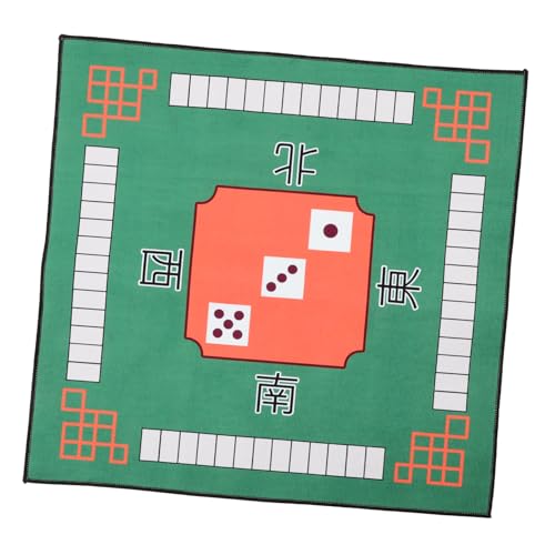 ifundom Mahjong-Tischdecke Brettspiele rutschfeste Matte grüne Spielmatte Tischdecken Geschenke für den einzug Gaming-Tischabdeckung quadratische Tischdecke Haushalt Domino Poker Gamepad von ifundom
