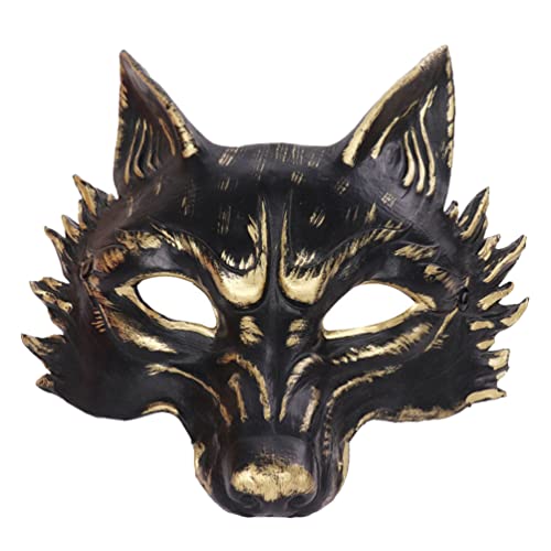 ifundom Maske Wolf Kostüm Katze Halloween Party halloween kostüm dekorative Gesichtsbedeckung Clown Traum karneval Partyzubehör Fuchs Make-up-Kostüm-Requisiten Kleidung bilden 3d PU-Schaum von ifundom