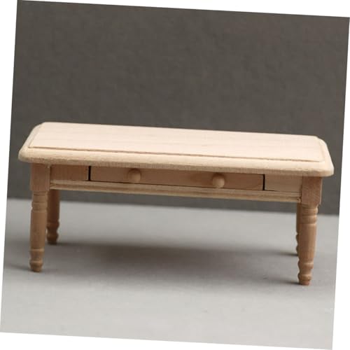 ifundom Maßstab Handgefertigt Robustes Naturholz Puppenhaus Dekoration Wohnzimmer Schlafzimmer Geschenk von ifundom