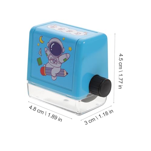 ifundom Mathe Rollstempel Multiplikation und Division Lernspielzeug Einstellbarer Zahlenstempel für Grundschüler mit Automatischer Tintenabgabe Langlebig aus Kunststoff Inklusive von ifundom