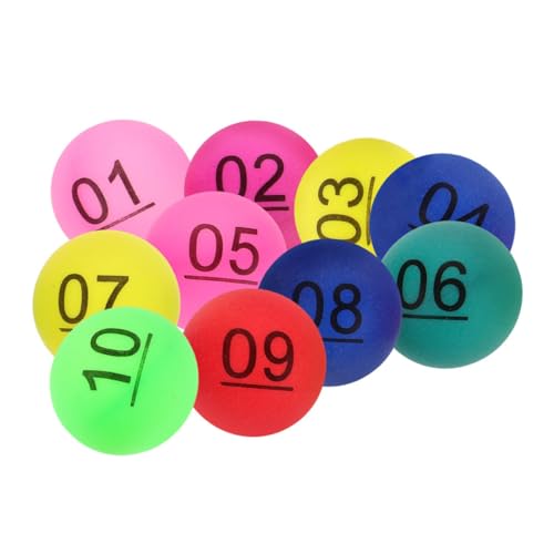ifundom Mehrfarbiges Tischtennis 01-20 Nummeriert Für Tombola-Spiele Kunststoff Mini Für Gruppenaktivitäten ifundom Mehrfarbiges Tischtennis 01-20 Nummeriert Für Tombola-Spiele Kunststoff Mini Für Gruppenaktivitäten von ifundom