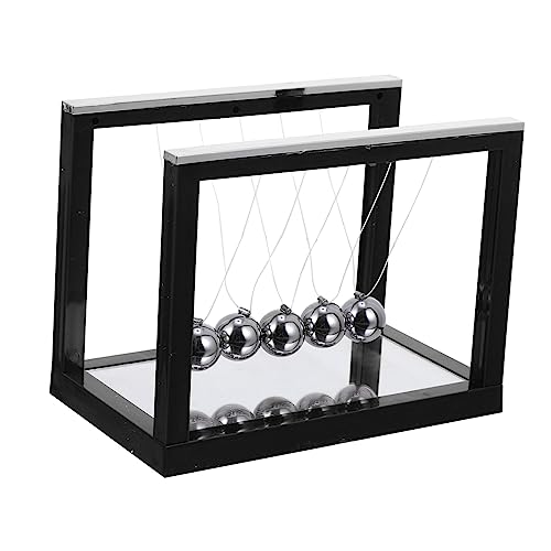 ifundom Cradle Balance Physik Wissenschaft Spielzeug Home Office Eisenkonstruktion Schwarzer Spiegel von ifundom