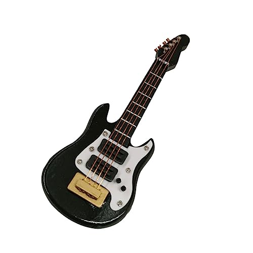 ifundom Miniatur Bass Modell Für Puppenhaus Dekorative Landschaftsaccessoires Musikinstrument Für Miniatur-szenen Deko Für Sammler von ifundom