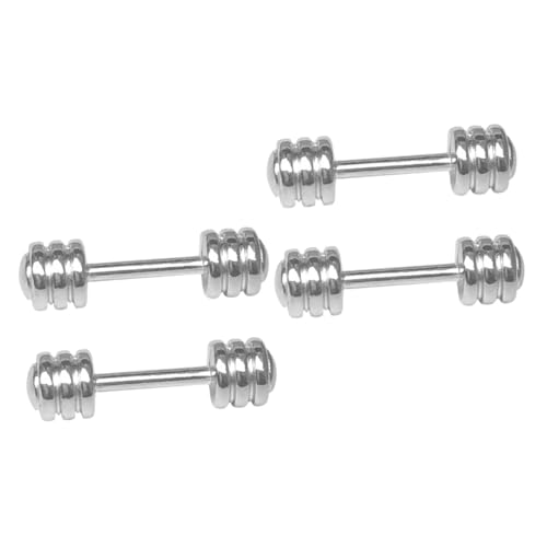 ifundom Mini Deko Hantel 4 Stück Übung Mit Metallhanteln Dradel Spielzeug Mini-hantel Hantel Modellierung Stütze Lebensechtes Hantelspielzeug Simulation Miniatur-hantel Puppenhaus-handgewichte Silver ifundom Mini Deko Hantel 4 Stück Übung Mit Metallhanteln Dradel Spielzeug Mini-hantel Hantel Modellierung Stütze Lebensechtes Hantelspielzeug Simulation Miniatur-hantel Puppenhaus-handgewichte Silver von ifundom