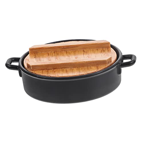 ifundom Mini-Hot Pot für kinderspielzeug beemysafe mockin spielsachen Zubehör für Puppenhäuser Mini-Küchenzubehör Mini-Kochutensilien Kinderminiaturspielzeug Harz von ifundom