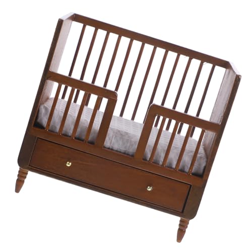 ifundom Mini House Accessory puppenmöbel puppenbett etagenbett miniaturhaus Holzspielzeughaus holzhäuser entzückendes kleines Bett winzige Bettdekoration winzige Möbel hölzern Light Brown ifundom Mini House Accessory puppenmöbel puppenbett etagenbett miniaturhaus Holzspielzeughaus holzhäuser entzückendes kleines Bett winzige Bettdekoration winzige Möbel hölzern Light Brown von ifundom