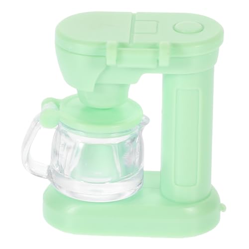 ifundom Mini-Kaffeemaschine Miniatures miniaturmodelle Kaffeemaschine kaffeevollautomaten kaffeepadmaschine Miniaturgerätemodell Mini Kaffeemaschine pp Green von ifundom