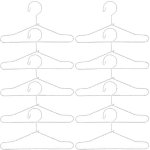 ifundom 10pcs Mini Puppenhaus Metall Kleiderbügel Puppe Kleidung Rack 65mm Weiß Für Puppen ifundom 10pcs Mini Puppenhaus Metall Kleiderbügel Puppe Kleidung Rack 65mm Weiß Für Puppen von ifundom