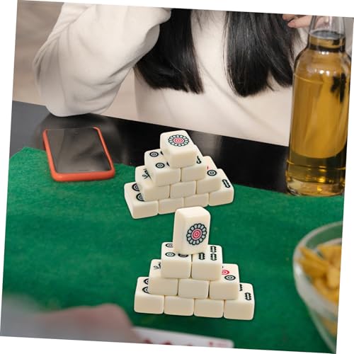 ifundom Mini Mahjong Set Tragbar Praktisch Kleines Reise Mahjong Spiel für Party und Freizeit Indoor Outdoor Fördert Geduld und Koordination Kompaktes Chinesisches Brettspiel für ifundom Mini Mahjong Set Tragbar Praktisch Kleines Reise Mahjong Spiel für Party und Freizeit Indoor Outdoor Fördert Geduld und Koordination Kompaktes Chinesisches Brettspiel für von ifundom