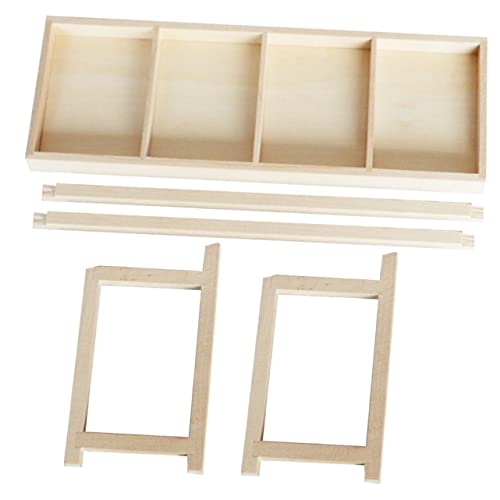 ifundom Miniatur-Rack-Modell Aus Holz Für Kinder Puppenhaus-Dekoration Im Maßstab 112 Rollenspiel-möbelspielzeug ifundom Miniatur-Rack-Modell Aus Holz Für Kinder Puppenhaus-Dekoration Im Maßstab 112 Rollenspiel-möbelspielzeug von ifundom