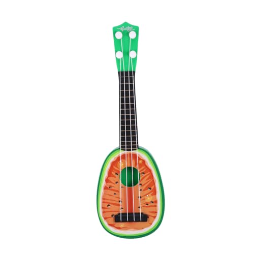 ifundom Mini-Obstinstrumente Form kleine Gitarre kinderinstrumente Kinder musikinstrumente Mädchenspielzeug Musikinstrumente, Spielzeug Obst Gitarre Wassermelone Ukulele Schnur Kleinkind von ifundom