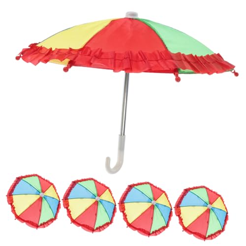 ifundom 5stücke Teiliges Miniatur Regenschirme Für Bunte Dekoration Für Puppen Und Spielzeug Für Kreative Spielwelten Und Bastelprojekte von ifundom