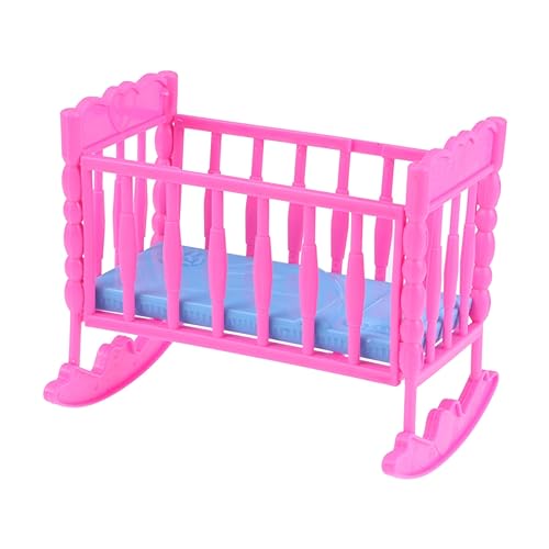 ifundom Mini Schaukelbett Für Kreatives Rollenspiel Zubehör Für Kleinkinder Simulation Babywiege Zufälligen Farben Perfekt Für Fantasievolles von ifundom