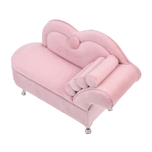 ifundom Mini-Sofa-Verzierungen Miniatur-Sofa-Ornament Basteln Für Mini- - Jungen- Und Mädchen-möbelset von ifundom