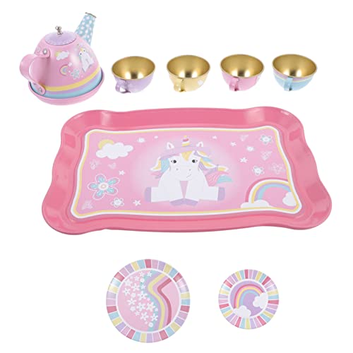 ifundom Mini Teeservice Set Für Und Tassen Für Rollenspiele Realistisches Teeservice Aus Blech Mit Einhorn Ideales Zubehör Für Kinderküche Und Spielhaus ifundom Mini Teeservice Set Für Und Tassen Für Rollenspiele Realistisches Teeservice Aus Blech Mit Einhorn Ideales Zubehör Für Kinderküche Und Spielhaus von ifundom