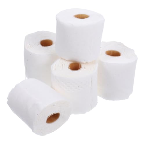 ifundom Mini Waschzubehör Für Puppenhaus Mini Sachen Miniatur Toilettenpapierrollen Für Puppenhaus Badezimmer Dekoration Miniatur Zubehör Für Modelle Und Spielsets Realistische Detailtreue von ifundom
