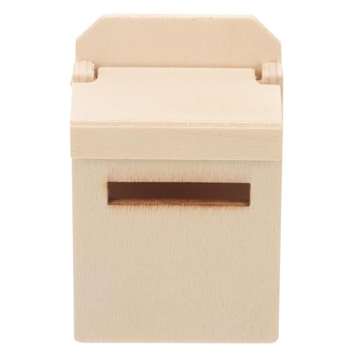 ifundom Miniatur 112 Maßstab Puppenhaus Mailbox Holz Mini Möbel Modell Dekorative Spielzeug ifundom Miniatur 112 Maßstab Puppenhaus Mailbox Holz Mini Möbel Modell Dekorative Spielzeug von ifundom