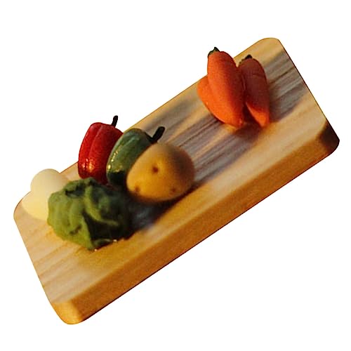 ifundom Miniatur-küchenset Mini-schneidebrett Requisite Mini-gemüse-schneidebrett Für Die Dekoration des Mini- ifundom Miniatur-küchenset Mini-schneidebrett Requisite Mini-gemüse-schneidebrett Für Die Dekoration des Mini- von ifundom