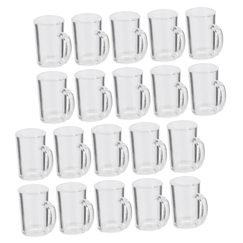 ifundom Bezauberndes Mini-Bierkrug-Set 20-teilig Miniatur-bierbecher-Modelle Dekoration Für Zuhause Und Mini-hauslandschaft von ifundom