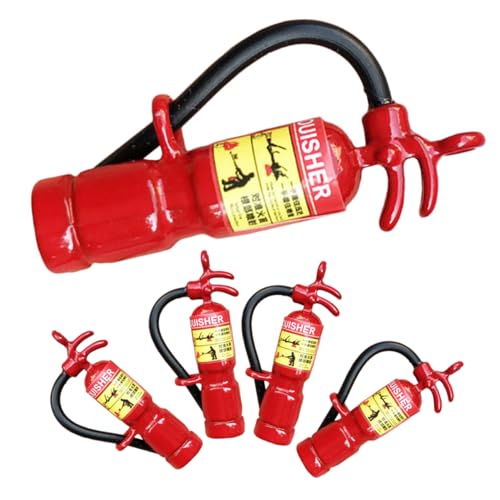 ifundom Miniatur Feuerlöscher Für Puppenhaus Feuerlöscher Modelle Dekoration Für Mikrolandschaften Und Feengärten Puppenhaus Zubehör von ifundom