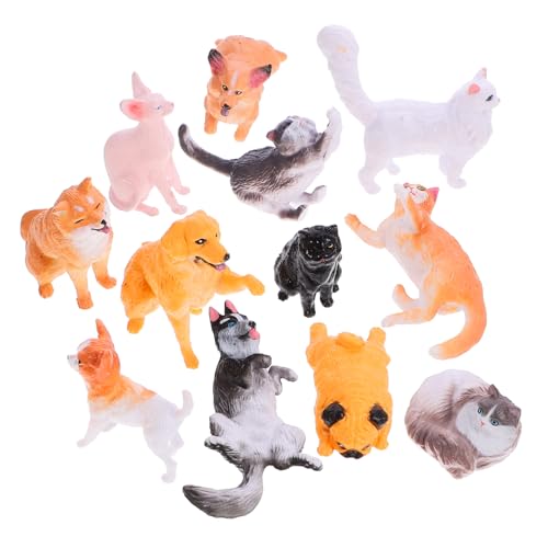 ifundom Miniatur Katzen Und Hunde Figuren Realistische Tiermodelle Für Dekoration Und Niedliche Katzen Und Hunde Ornamente ifundom Miniatur Katzen Und Hunde Figuren Realistische Tiermodelle Für Dekoration Und Niedliche Katzen Und Hunde Ornamente von ifundom