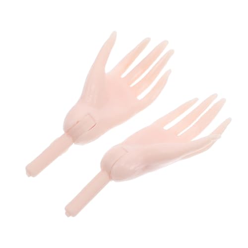 ifundom Miniatur Puppen Hände Ersatzteile Kleine Kunststoff Hände für Puppenhaus Bastelbedarf Realistische Finger Modell für DIY Puppen Kreative Kinderkunstprodukte von ifundom
