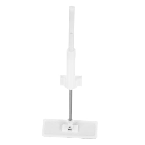 ifundom Miniatur Puppenhäuser Puppenmöbel Mini-Puppenhauszubehör mach es mini Mini-Mopp-Modell Mini-Mop-Modelle Mini-Mopp- mini zubehör mini Mini-Hausmopps Plastik Weiß von ifundom