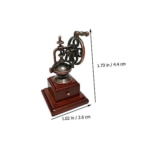 ifundom Miniatur Puppenhaus Kaffeemaschine Möbelmodell Realistische Vintage Simulation Handgefertigtes DIY Zubehör für Puppenhaus Farblich Sortiert und Dekoration Zufällige Farbe von ifundom