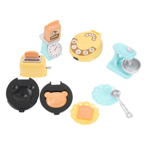 ifundom Kleines Miniatur Backen Zubehör Miniatur Puppenhaus Küchenzubehör Set Mit Waffeleisen Mixer Und Toaster Realistische Küchenaccessoires Für Das Puppenhaus Und Kreative Spielwelten ifundom Kleines Miniatur Backen Zubehör Miniatur Puppenhaus Küchenzubehör Set Mit Waffeleisen Mixer Und Toaster Realistische Küchenaccessoires Für Das Puppenhaus Und Kreative Spielwelten von ifundom