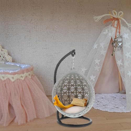 ifundom Miniatur Puppenhaus Schaukelstuhl Bewegliches Zubehör für DIY Puppenhaus Realistische Details für Kleine Räume Material Interaktive Dekoration ifundom Miniatur Puppenhaus Schaukelstuhl Bewegliches Zubehör für DIY Puppenhaus Realistische Details für Kleine Räume Material Interaktive Dekoration von ifundom
