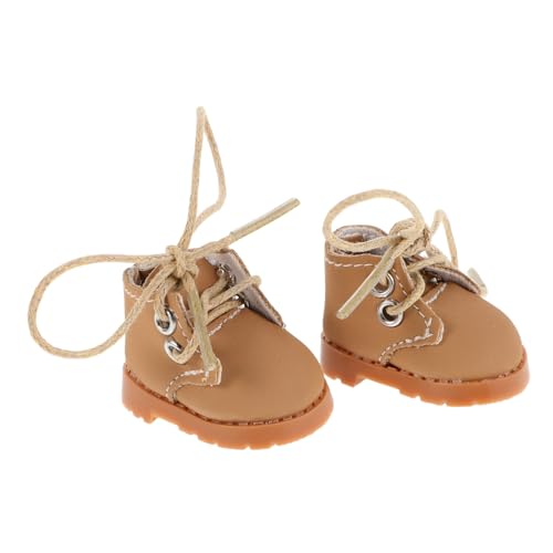 ifundom Miniatur Puppenschuhe mit Verstellbaren Schnürsenkeln Puppenhaus Schuhe Braune Feine Schnürsenkel Proportionale Passform für Bjd und Puppenkleidung Dekorative Accessoires ifundom Miniatur Puppenschuhe mit Verstellbaren Schnürsenkeln Puppenhaus Schuhe Braune Feine Schnürsenkel Proportionale Passform für Bjd und Puppenkleidung Dekorative Accessoires von ifundom